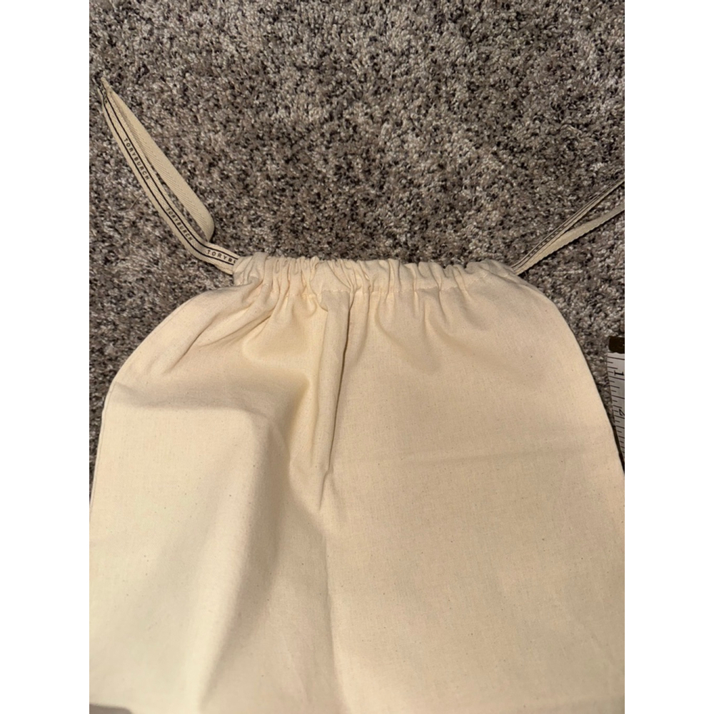 Authentic Tory Burch Beige Drawstring Dust Bag Storage Pouch Large - Picture 6 of 7